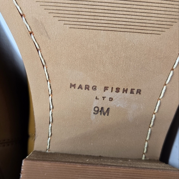 Marc Fisher LTD Women's Western Boots Sz 9M Carmel Leather Ankle Cut Outs Rodeo - Picture 8 of 12